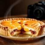 A Bacon and Egg Pie is a classic, comforting dish that’s perfect for breakfast, brunch, or even dinner. Made with flaky pastry, crispy bacon, and perfectly cooked eggs, this savory pie is simple to prepare and always satisfying. Serve it warm or cold—it’s delicious either way!