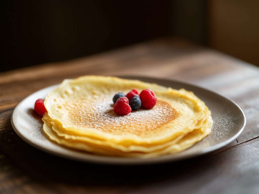 French crepes are thin, delicate pancakes that can be served sweet or savory. They're quick to prepare and incredibly versatile, perfect for breakfast, brunch, or dessert. Follow this foolproof recipe for soft, buttery, and authentic crepes.