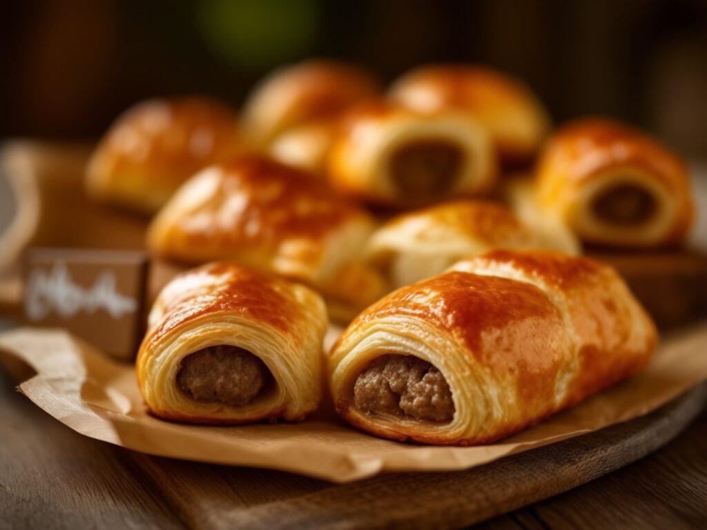 Sausage rolls are a beloved snack or party treat, featuring flaky pastry wrapped around a savory sausage filling. This easy, foolproof recipe is perfect for any occasion and can be customized to suit your taste—whether you like them classic, spiced, or with a cheesy twist!

