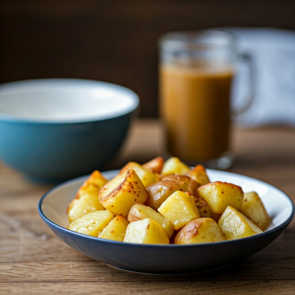 Breakfast potatoes are crispy, flavorful, and the perfect side dish to complement any breakfast or brunch spread. This recipe is quick, customizable, and works with ingredients you likely already have on hand. These potatoes are golden and crispy on the outside, tender on the inside, and packed with flavor!