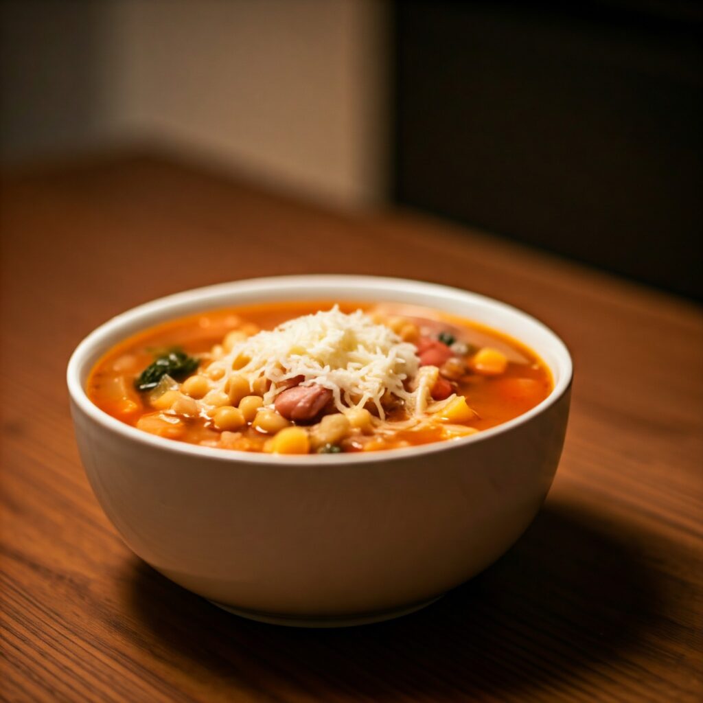 Minestrone soup is a classic Italian dish that’s hearty, healthy, and full of vegetables, beans, and pasta. It’s the perfect warming meal for cooler days, but it’s versatile enough to enjoy year-round. This recipe is easy to customize based on what you have in your kitchen and can be made vegetarian or with meat, depending on your preference.