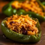 Stuffed poblano peppers are a delicious and versatile dish with smoky, mildly spicy peppers filled with a variety of flavorful ingredients. Whether you prefer a cheesy, meaty, or vegetarian filling, this recipe is a great starting point for creating a satisfying meal.