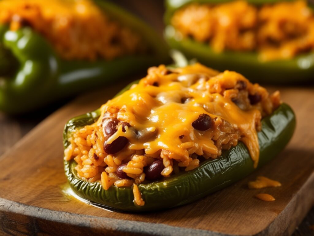 Stuffed poblano peppers are a delicious and versatile dish with smoky, mildly spicy peppers filled with a variety of flavorful ingredients. Whether you prefer a cheesy, meaty, or vegetarian filling, this recipe is a great starting point for creating a satisfying meal.