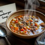 This Easy Hamburger Soup is a hearty, comforting dish made with ground beef, vegetables, and a flavorful broth. It’s simple to prepare, budget-friendly, and perfect for a cozy weeknight dinner. Plus, it’s ready in just 30 minutes!