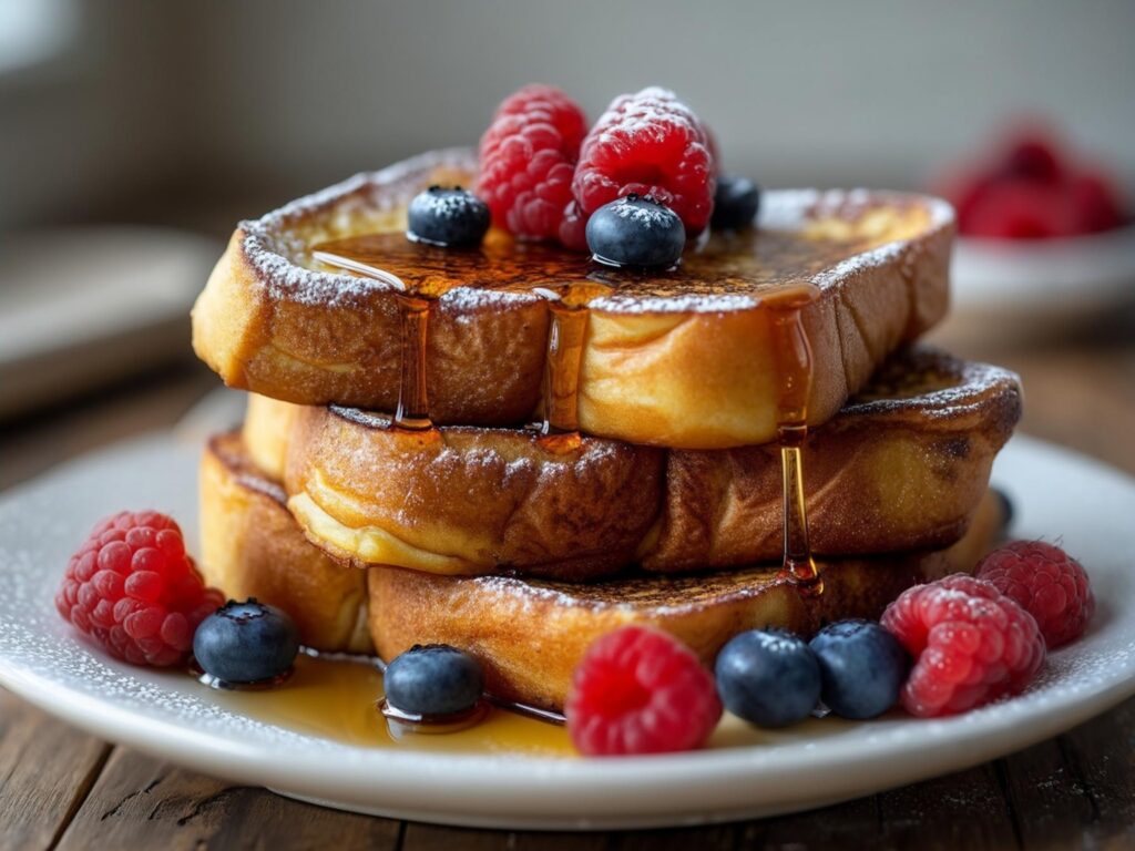 Turn soft, sweet Hawaiian rolls into a decadent breakfast treat with this Hawaiian Roll French Toast recipe! Each roll is coated in a rich, cinnamon-spiced custard and cooked to golden-brown perfection. Whether served for breakfast, brunch, or a quick dessert, this dish is sure to impress.