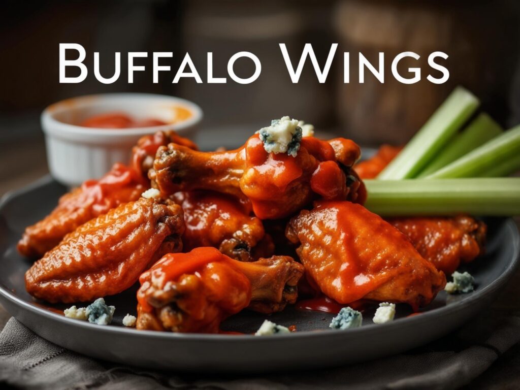 Crispy Buffalo Wings with homemade spicy sauce – the ultimate game day snack! Oven-baked or air-fried for maximum crunch, ready in 45 minutes. Serve with cool ranch or blue cheese dressing!