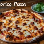 Chorizo & Goat Cheese Pizza – Gluten-free crust option! Spicy Spanish chorizo meets creamy cheese for a gourmet pizza night. No-fuss recipe with maximum flavor.
